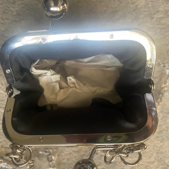 FOXBLOOD mini crossbody coin purse gothic - Picture 3 of 3